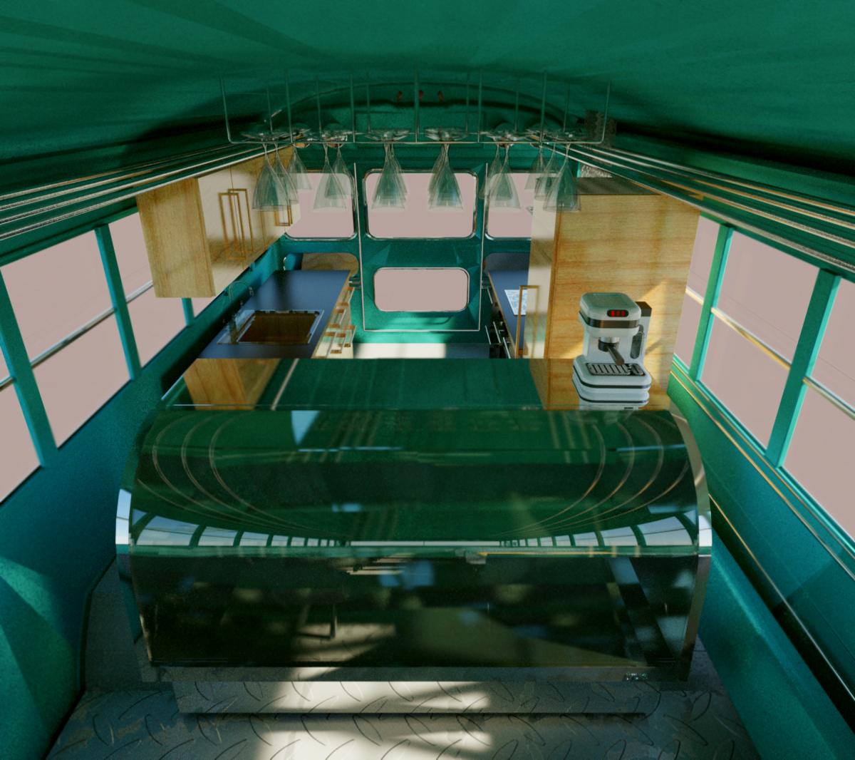 Bus Diner Kitchen