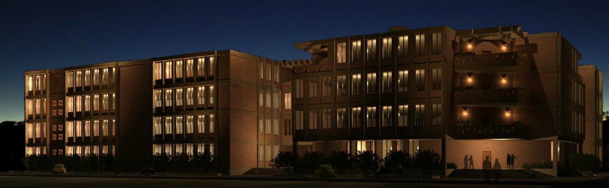 a college building