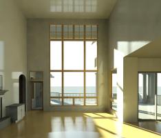 Lake House - living room