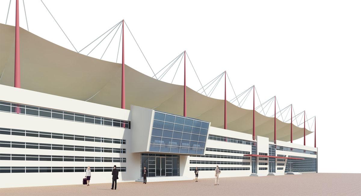 1st architectural Competition-Footbal stad