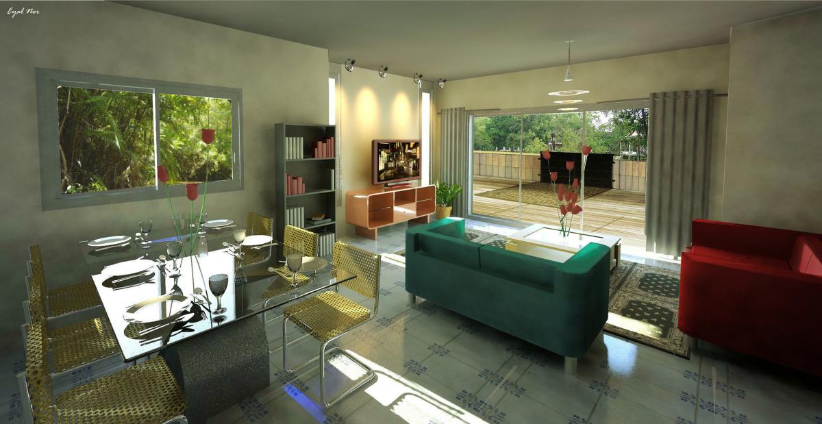 Inside the house..
