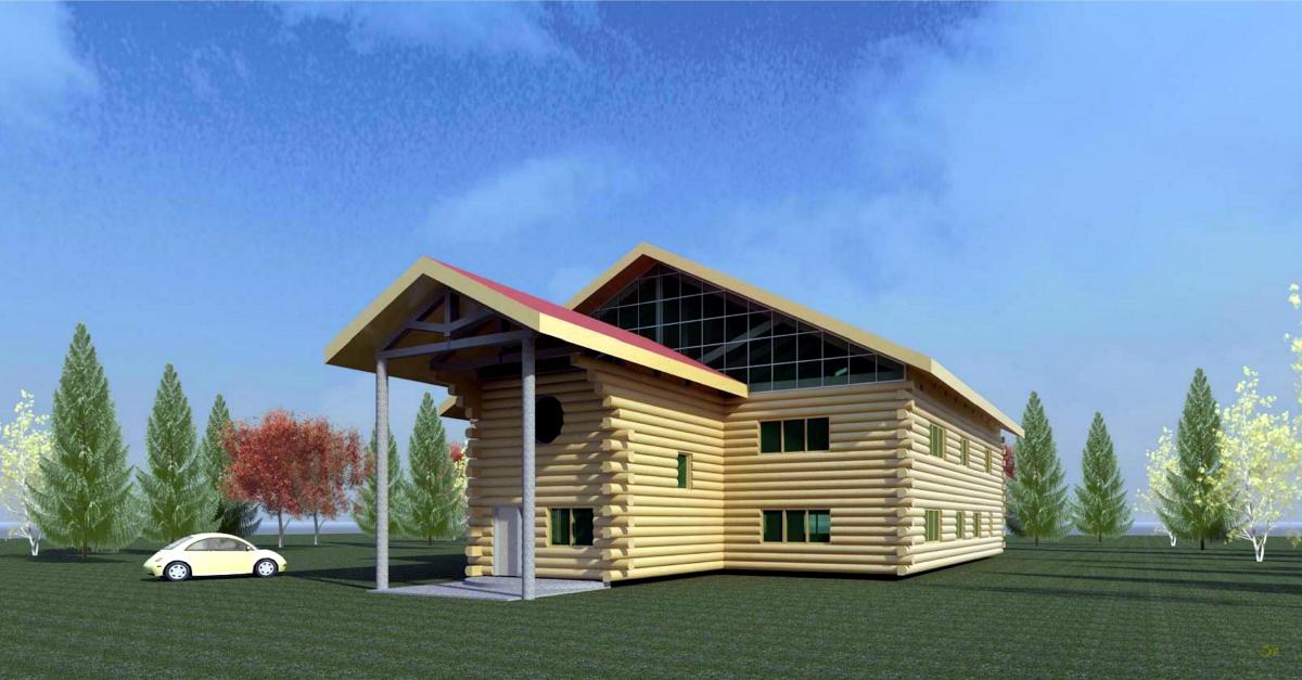 Log House