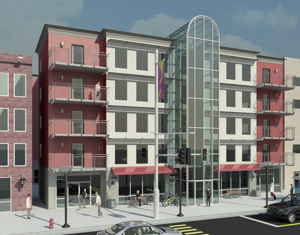 Retail and Apartments