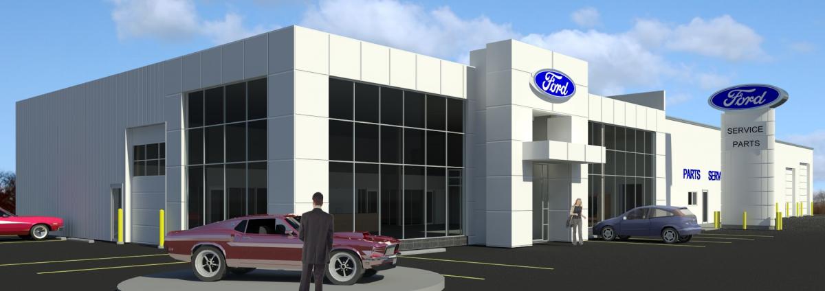 Renovated Ford Dealership