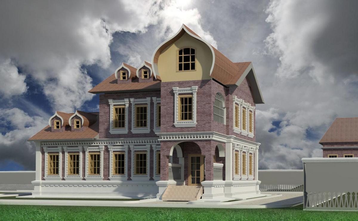 Russian style house