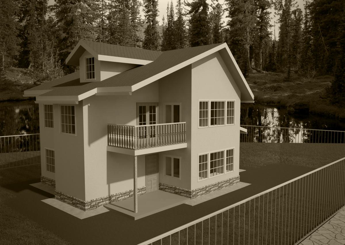 House (sepia)