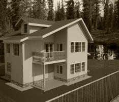 House (sepia)