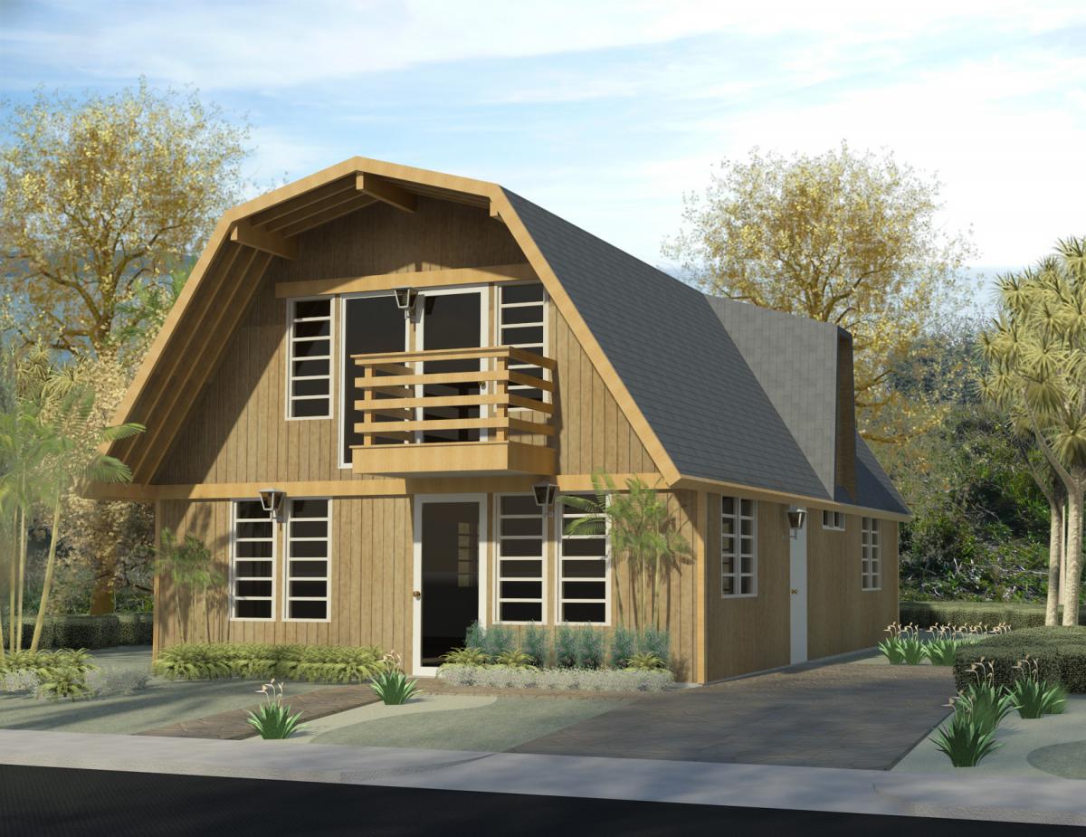 wood house