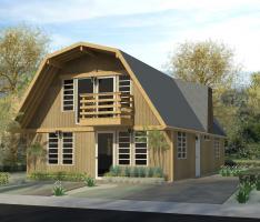 wood house