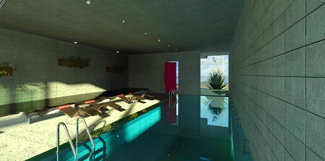 ROUGH house/indoor swimming pool