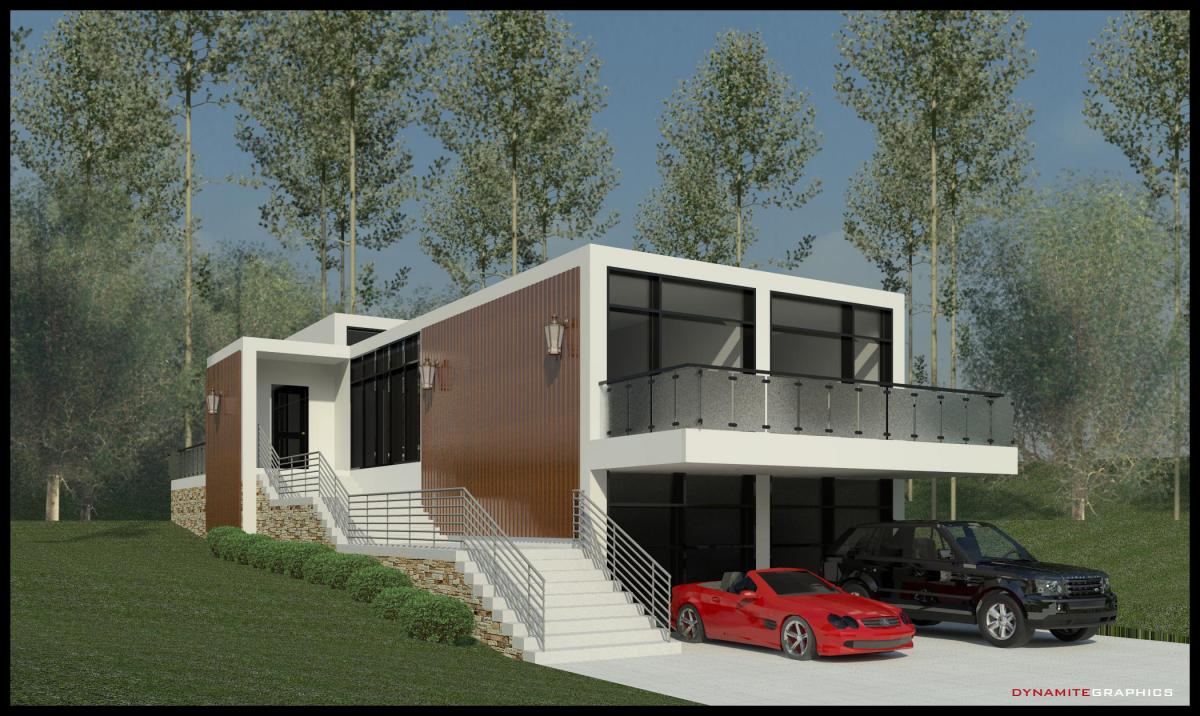 lodge in the woods