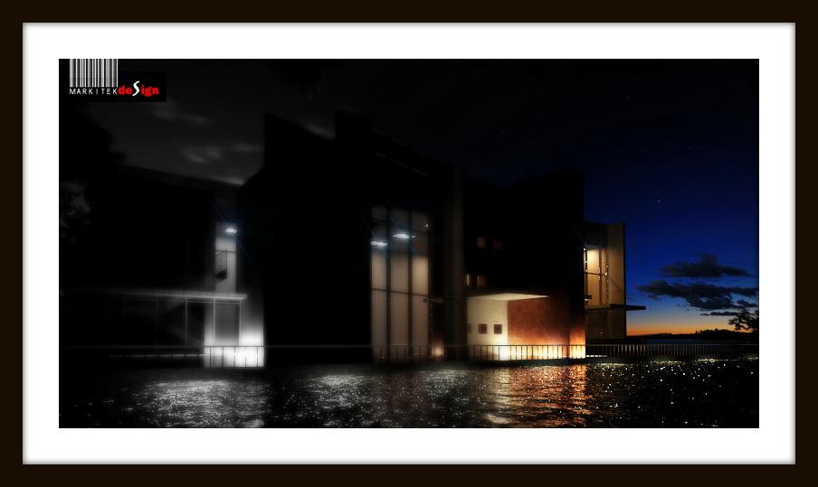 Exterior Night Render