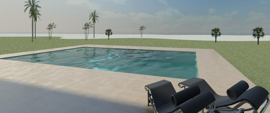 Pool deck
