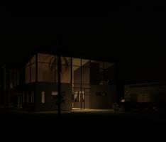 front (night)