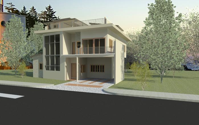 cherry two storey with attic design