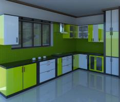 Kitchen interior.
