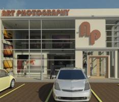 Practice Revit Exterior Perspective 1