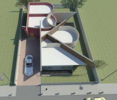 Top view house perspective (practice)