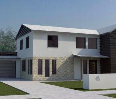 Wooden Slats House