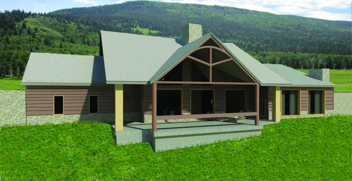 Wood house