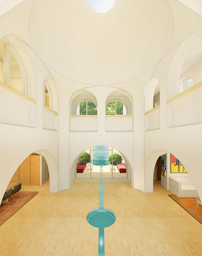 Interior patio
