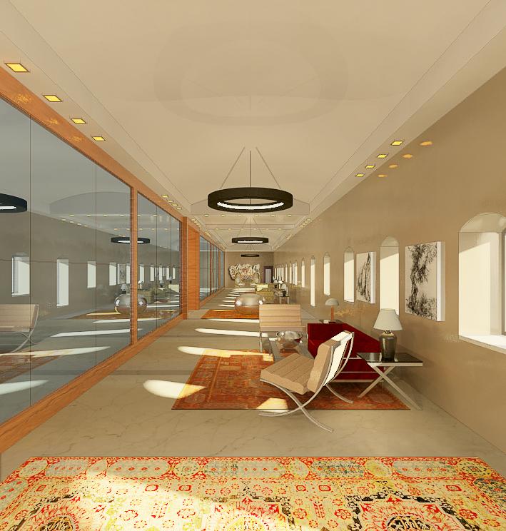 Interior lobby
