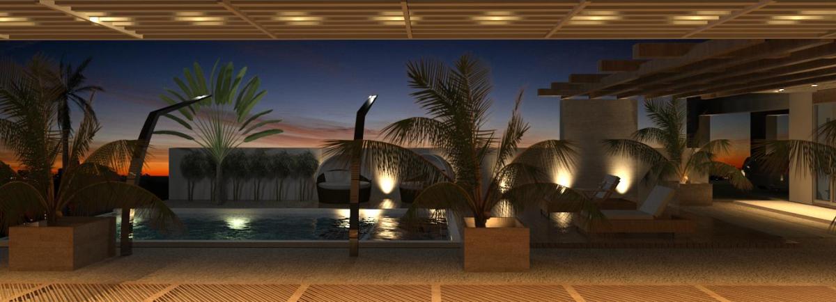 Deck + pool