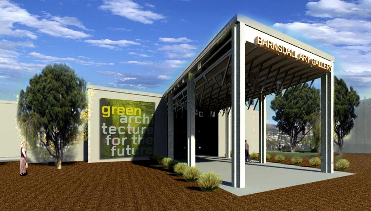 Barnsdall art gallery entry
