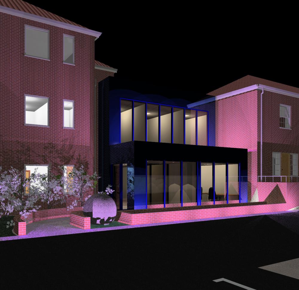 Entrance Night View