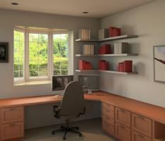 office w/ bay