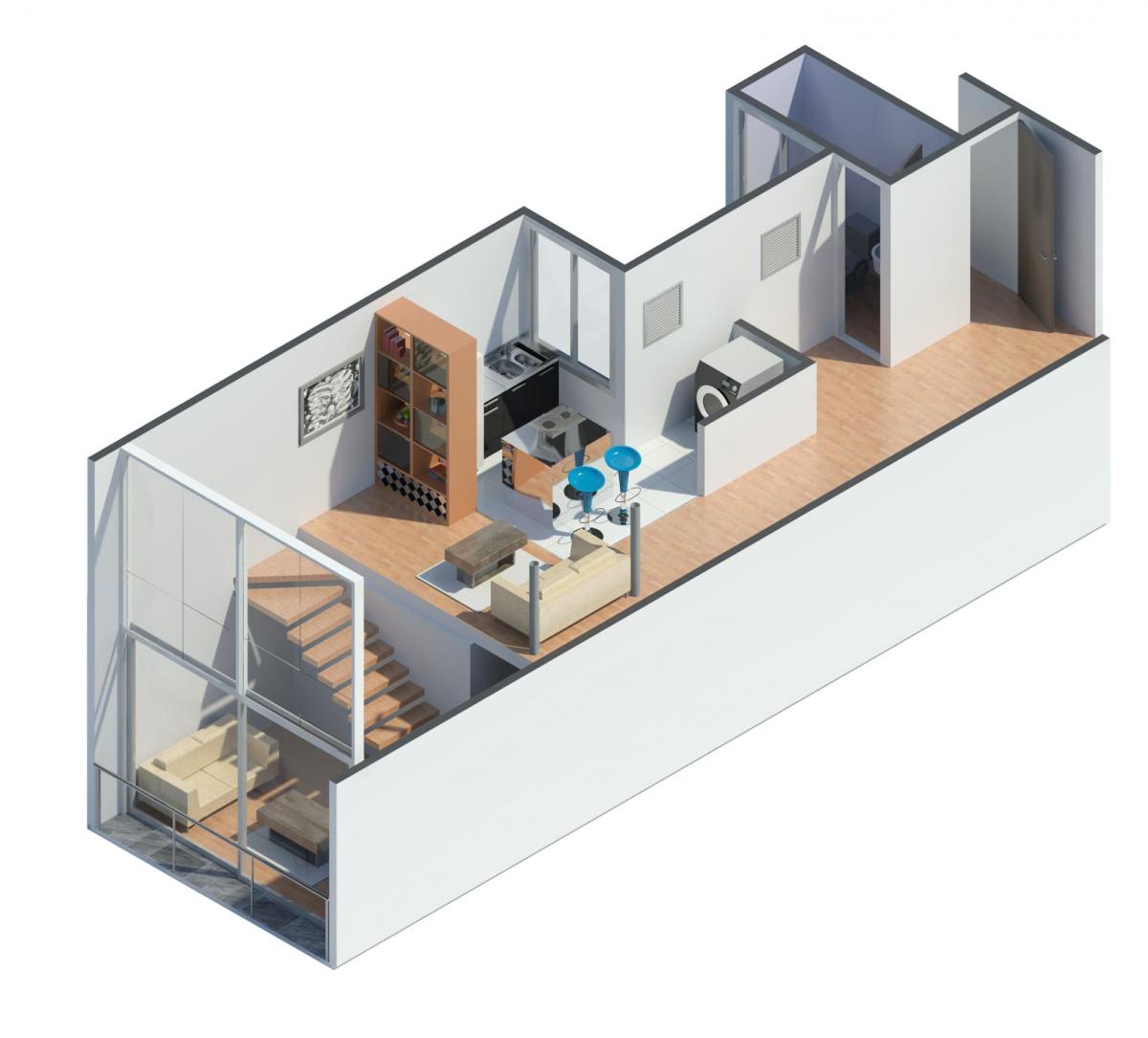 Duplex, apartamento