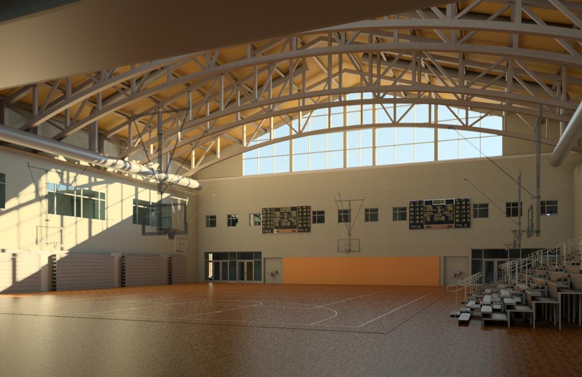 Gym interior