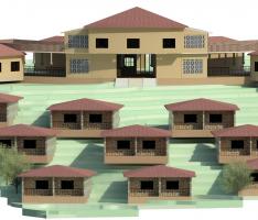 initial working (conceptual view) on resort