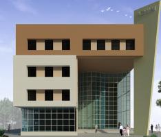 institutional building at belapur, mumbai, india