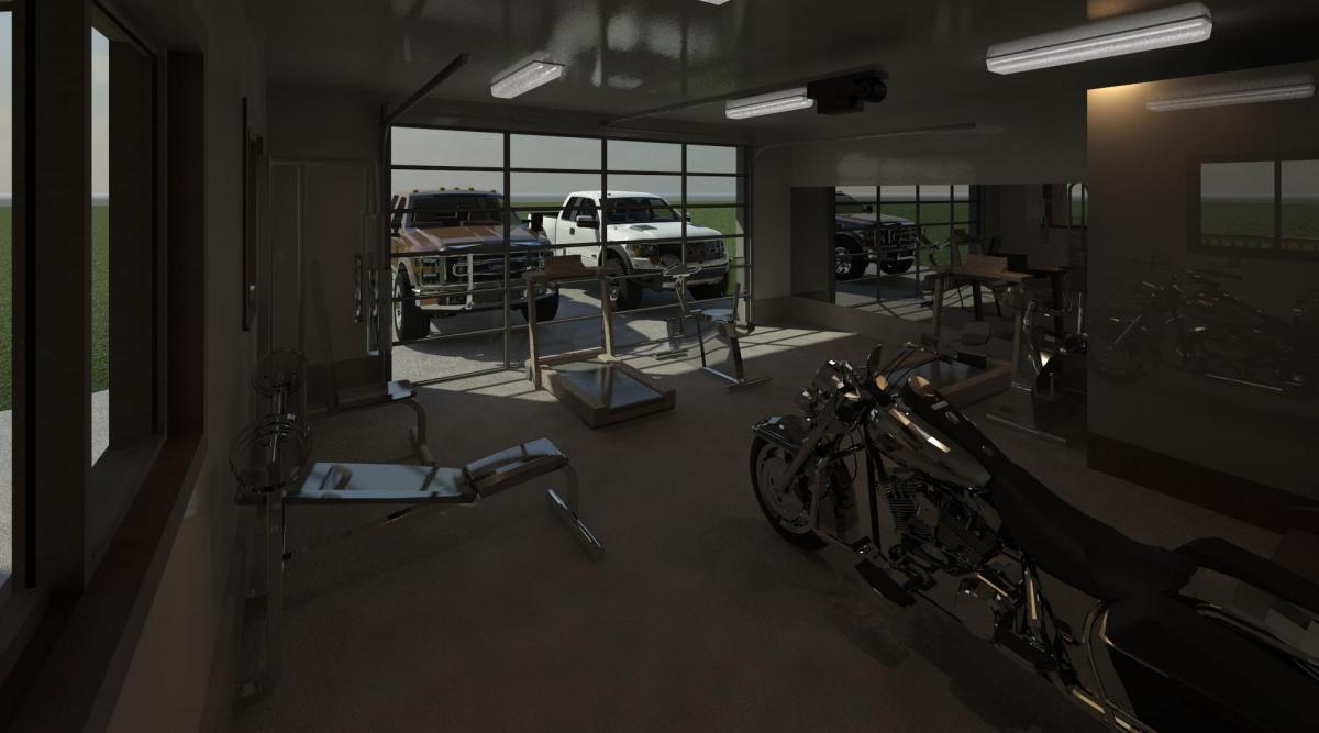 INSIDE GARAGE