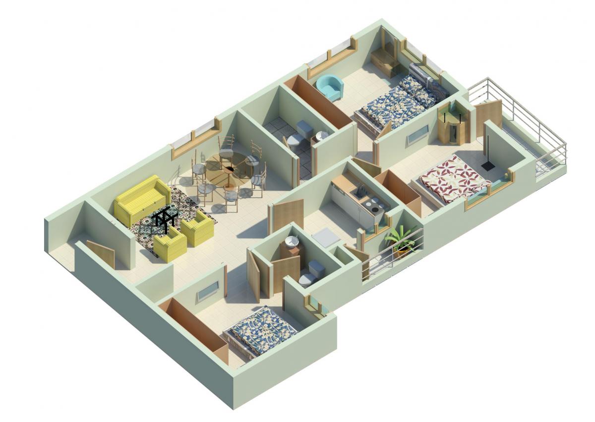 flat interior