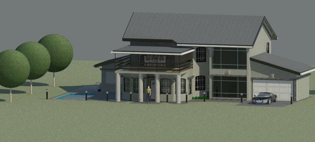 completed house