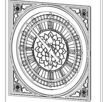 Drawn Clock Face