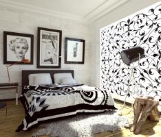 B&W room
