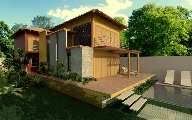 Beach residence in Jauá Brazil