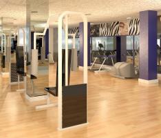 Apartment gym aria.