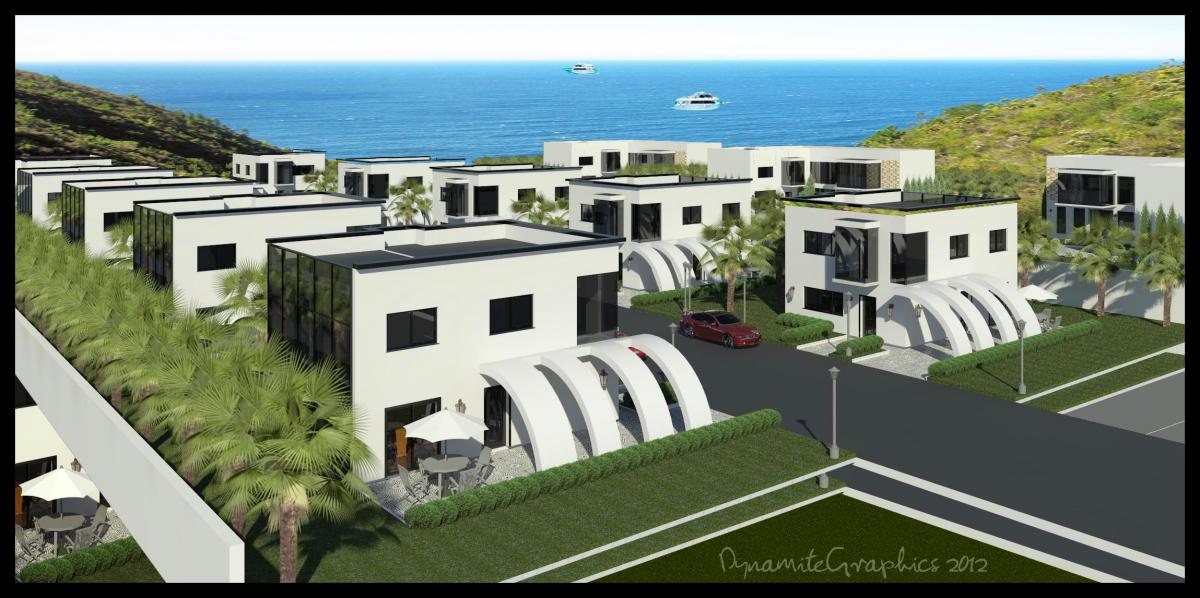 AquaFlora Estate Arial view