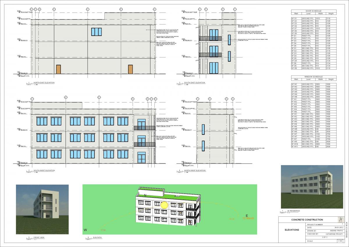 College Y2 Concrete project 2 of 3