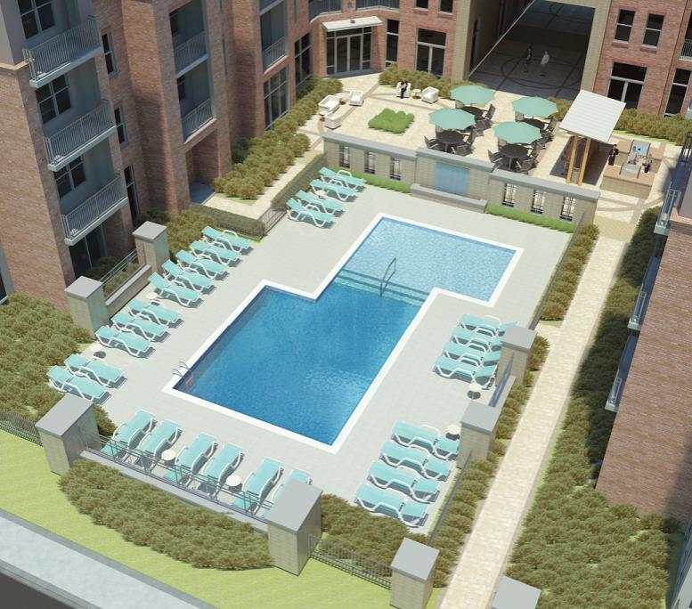 Pool Courtyard
