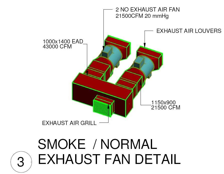 Smoke Normal Exhaust Fan