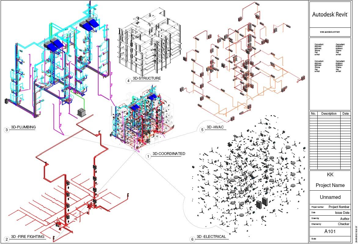 Services of Residential Building in Revit