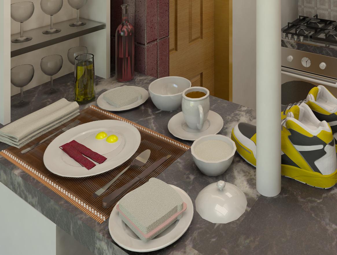 simple kitchen