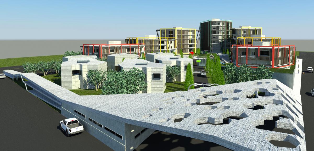 complex housing.