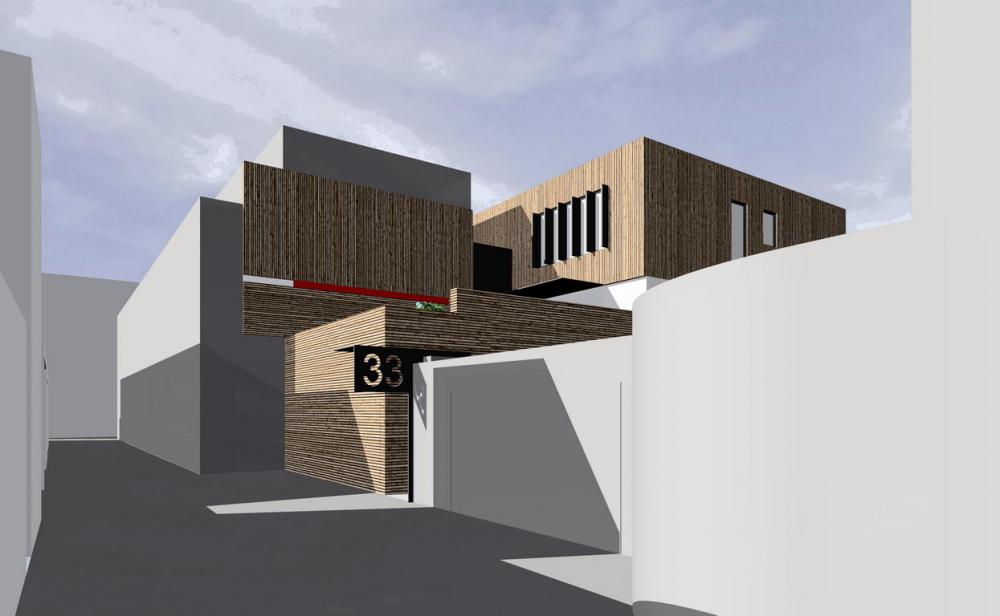 Town Planning Submission, 2 townhouses