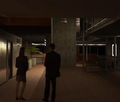 Entrance to the warehouse